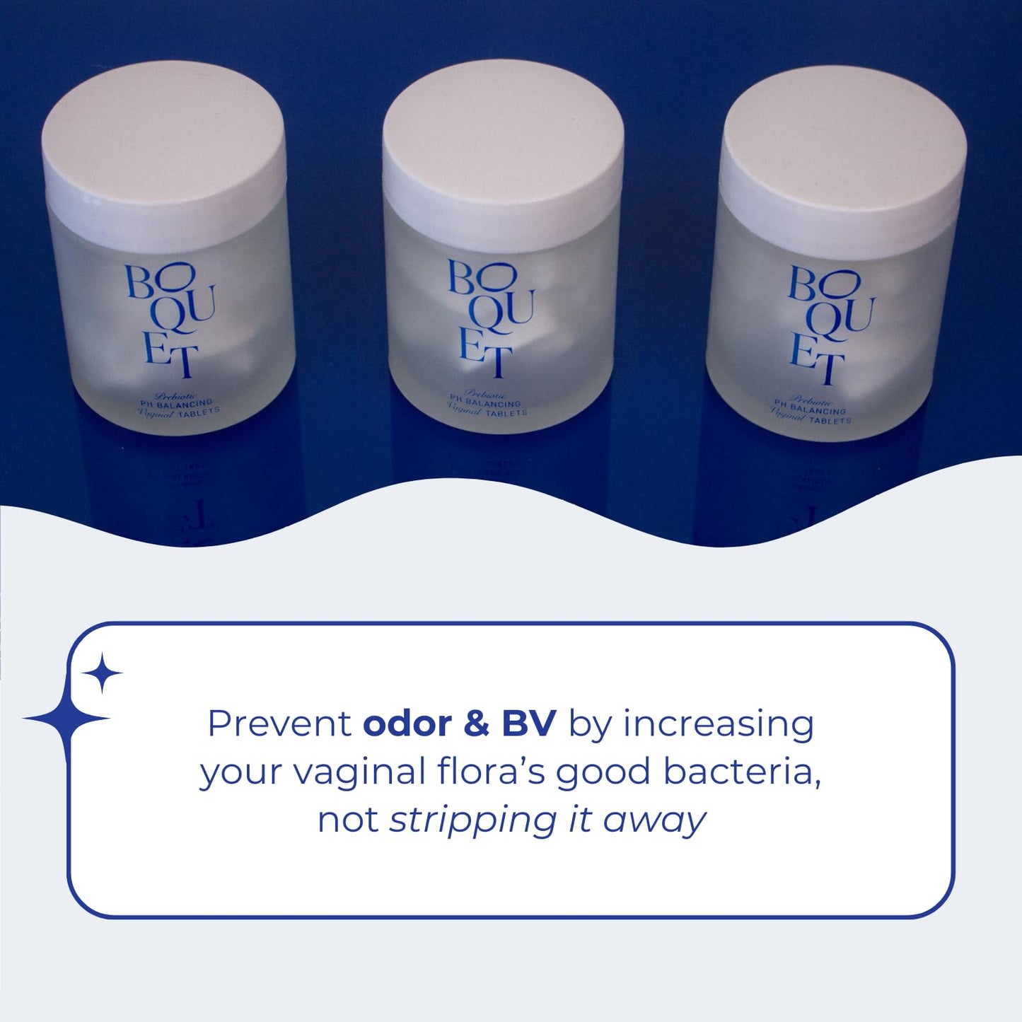 Boquet Vaginal Prebiotic Suppository- Relieve Odor, Prevent Bacterial Vaginosis, Balance pH BoquetBuy Supplements Australia