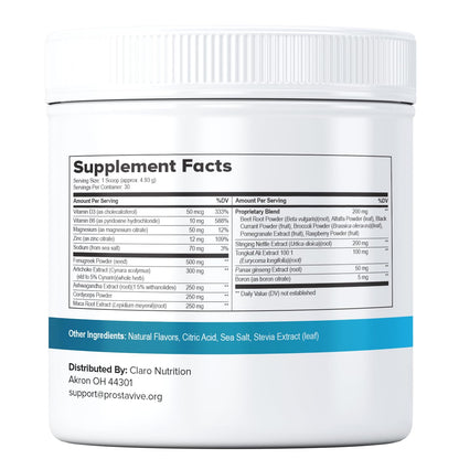 ProstaVive Advanced Prostate Support Formula - Complete Urinary & Bladder Health Supplement - Helps Promote Strong Flow & Emptying - Natural Powder - Gluten Free, Non-GMO ProstaViveBuy Supplements Australia