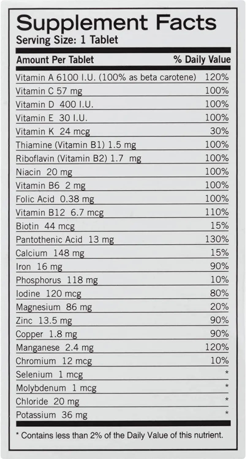 Geritol Complete Tablets, 100 Count (Pack of 3) Geritol