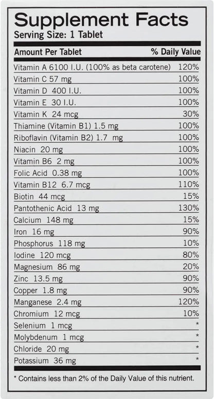 Geritol Complete Tablets, 100 Count (Pack of 3) Geritol