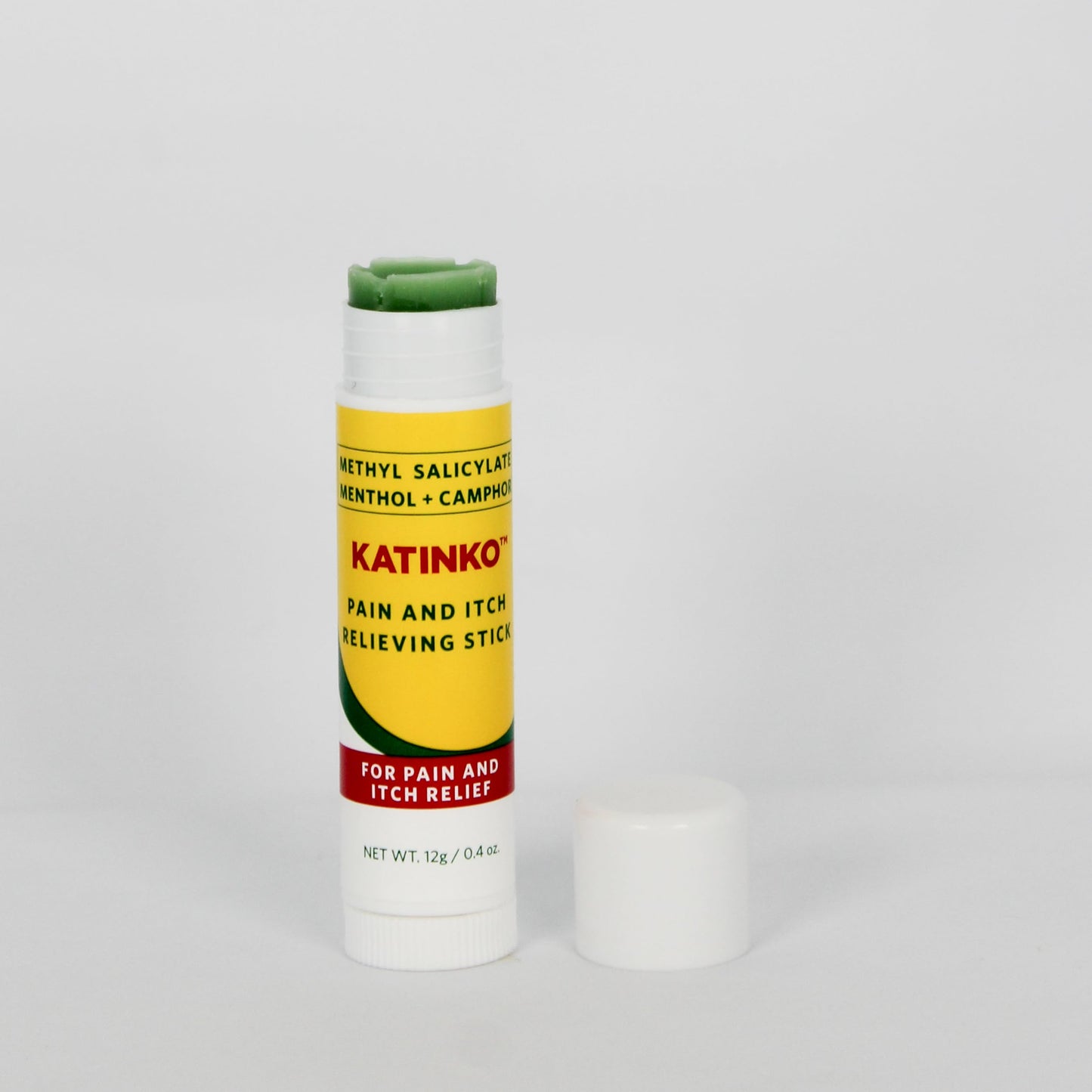 Katinko Pain and Itch Relieving Stick 12g - Effective for Muscle Strain, Neck Stiffness, Rheumatism, and Bruises (4) KatinkoBuy Supplements Australia