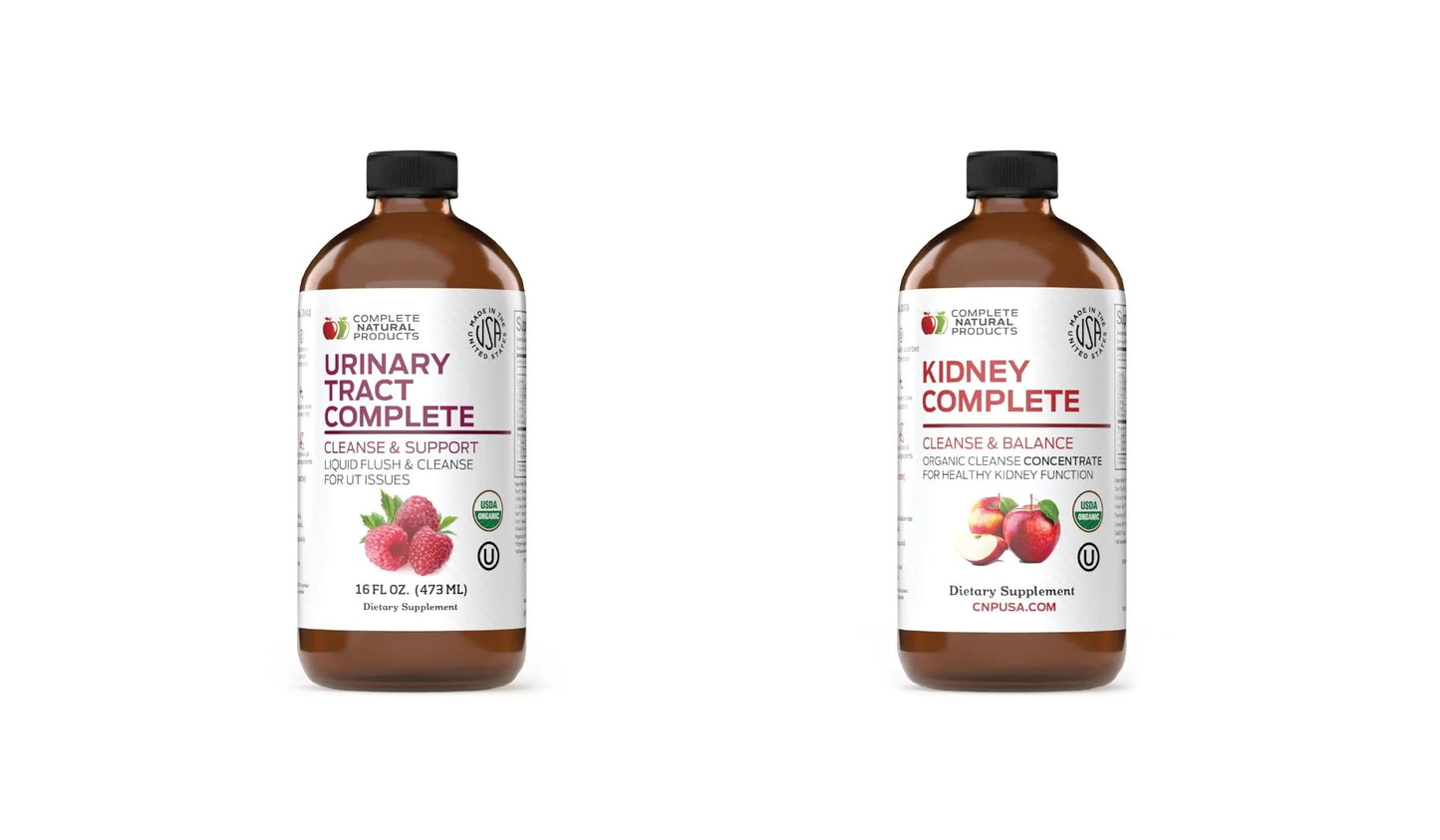 Complete Natural Products Urinary Tract Complete 12oz & Kidney Complete 12oz Bundle Complete Natural ProductsBuy Supplements Australia
