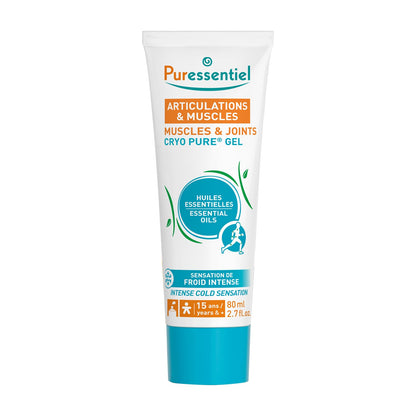 Puressentiel Muscles and Joints Cryo Pure Gel - Intense Cold Effect - Non-Sticky Formula with 14 Calming Essential Oils - Muscle Relaxer - 2.7 oz PuressentielBuy Supplements Australia