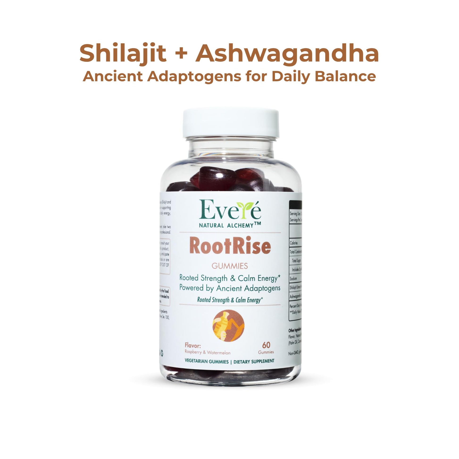 The EverÉ Natural Alchemy Evere RootRise Gummies - Shilajit + Ashwagandha Gummies The EverÉ Natural AlchemyBuy Supplements Australia