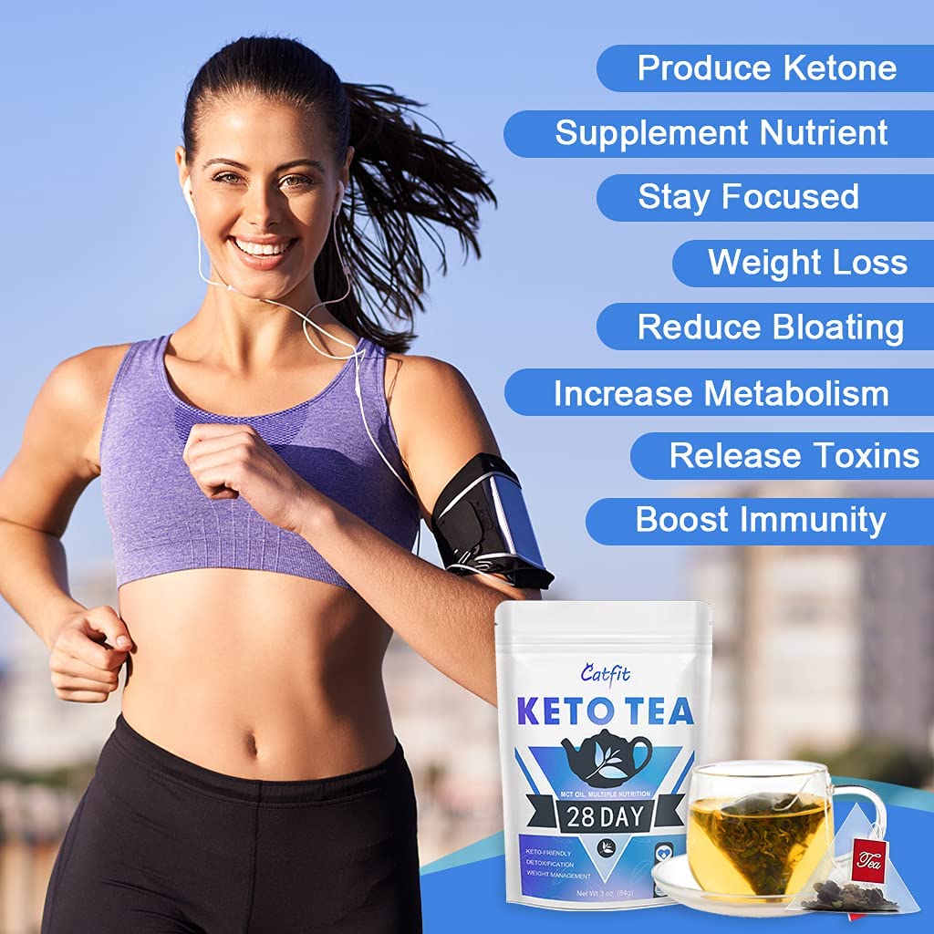 Catfit Keto Detox Tea for Belly Fat and Colon Cleanse - All Natural Detox and Cleanse CatfitBuy Supplements Australia