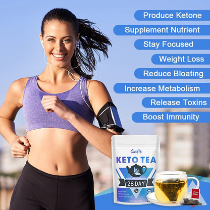 Catfit Keto Detox Tea for Belly Fat and Colon Cleanse - All Natural Detox and Cleanse CatfitBuy Supplements Australia