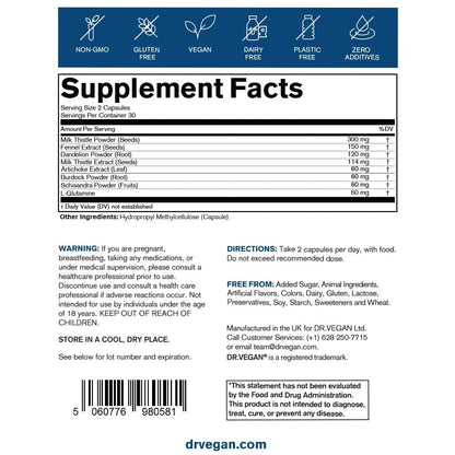 DR.VEGAN Debloat & Detox | Bloating, Digestion, Liver Support | Vitamins & Supplements dr veganBuy Supplements Australia