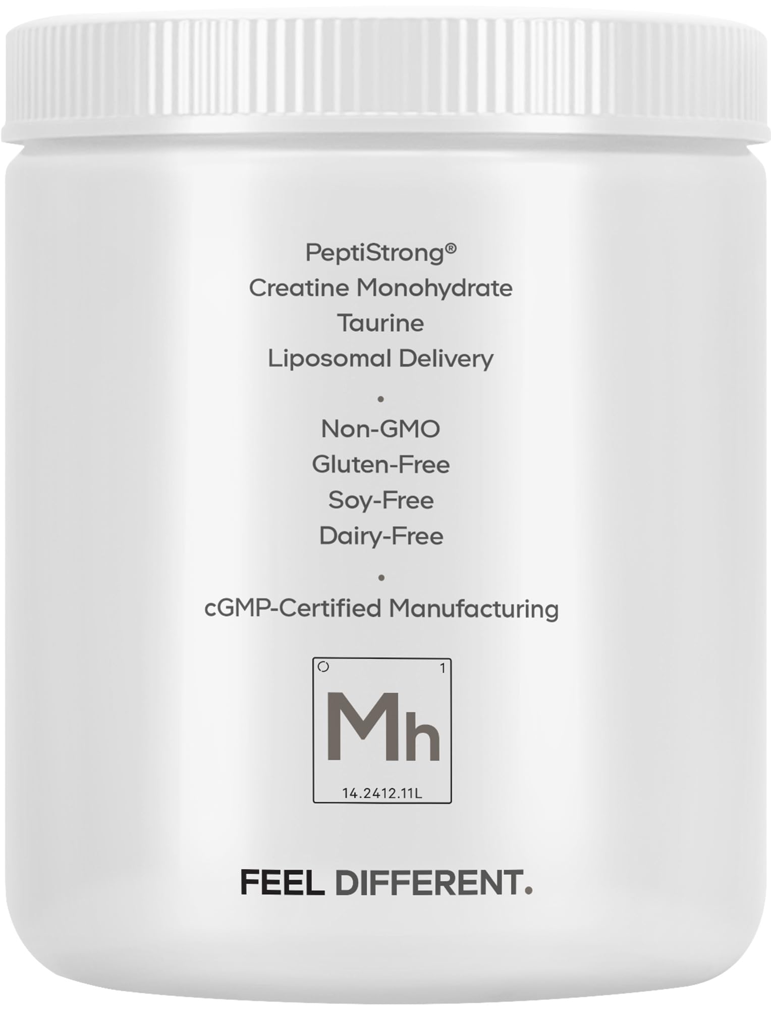 Codeage Muscle Formula+ Platinum Supplement - Creatine Monohydrate, PeptiStrong Fava Bean Protein Hydrolysate, Taurine, Vitamin D3, Liposomal Delivery - Non-GMO - Unflavored Protein Powder - 8.78 Oz CodeageBuy Supplements Australia