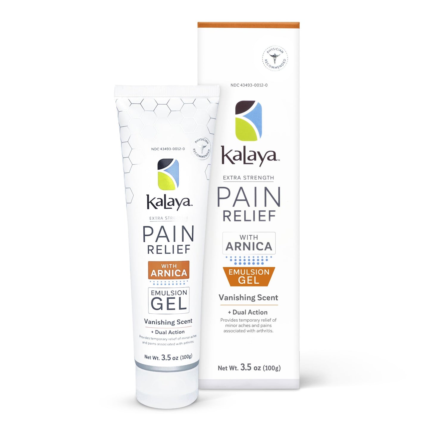 Kalaya Extra Strength Pain Relief Gel with Arnica -Fast Acting, Long Lasting, Vanishing Scent, medically formulated for Arthritis, Joints, Muscle, Back, Neck, Shoulder, Hand and Knee Pain Kalaya NaturalsBuy Supplements Australia