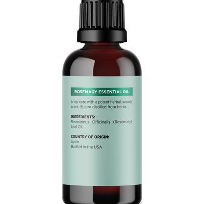 Pure Rosemary Essential Oil for Aromatherapy - Pure Rosemary Oil for Hair Skin and Nails Maple HolisticsBuy Supplements Australia