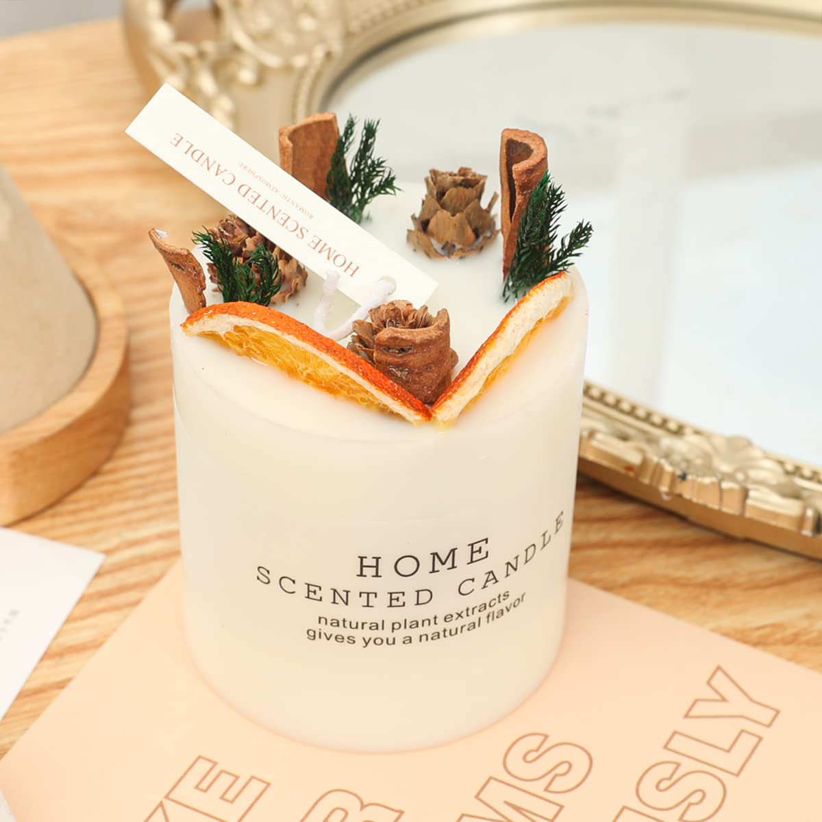 Candles Clearance | Eucalyptus & Orange Aromatherapy Candles | 10 oz Scented Candles HomaromBuy Supplements Australia