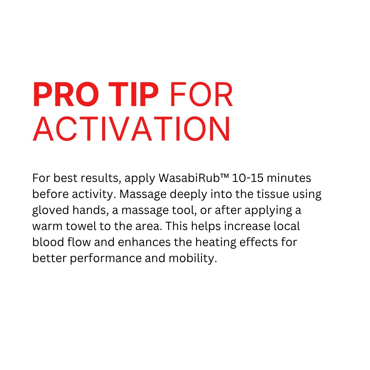 WasabiRub Sports Topical Pain Relief Gel - Joint & Muscle Care - Lightweight Fast-Absorbing Gel for Everyday Movement SportPharmBuy Supplements Australia