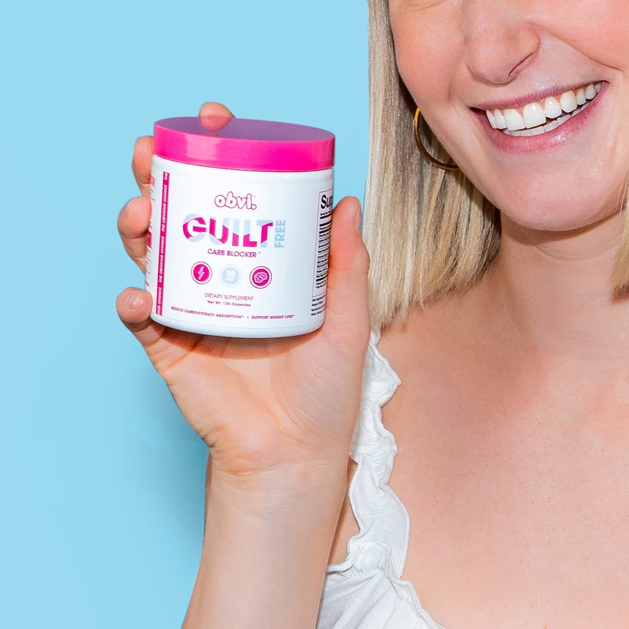 Obvi Guilt Free Carb Blocker, Block Carb Absorption, Support Weight Loss, Healthier Nails ObviBuy Supplements Australia