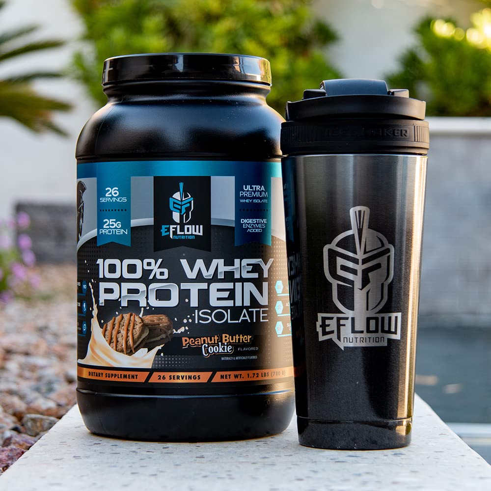 eFlow Nutrition 100% Whey Protein Isolate - Lactose-Free Digestive Enzymes Added eFlow NutritionBuy Supplements Australia
