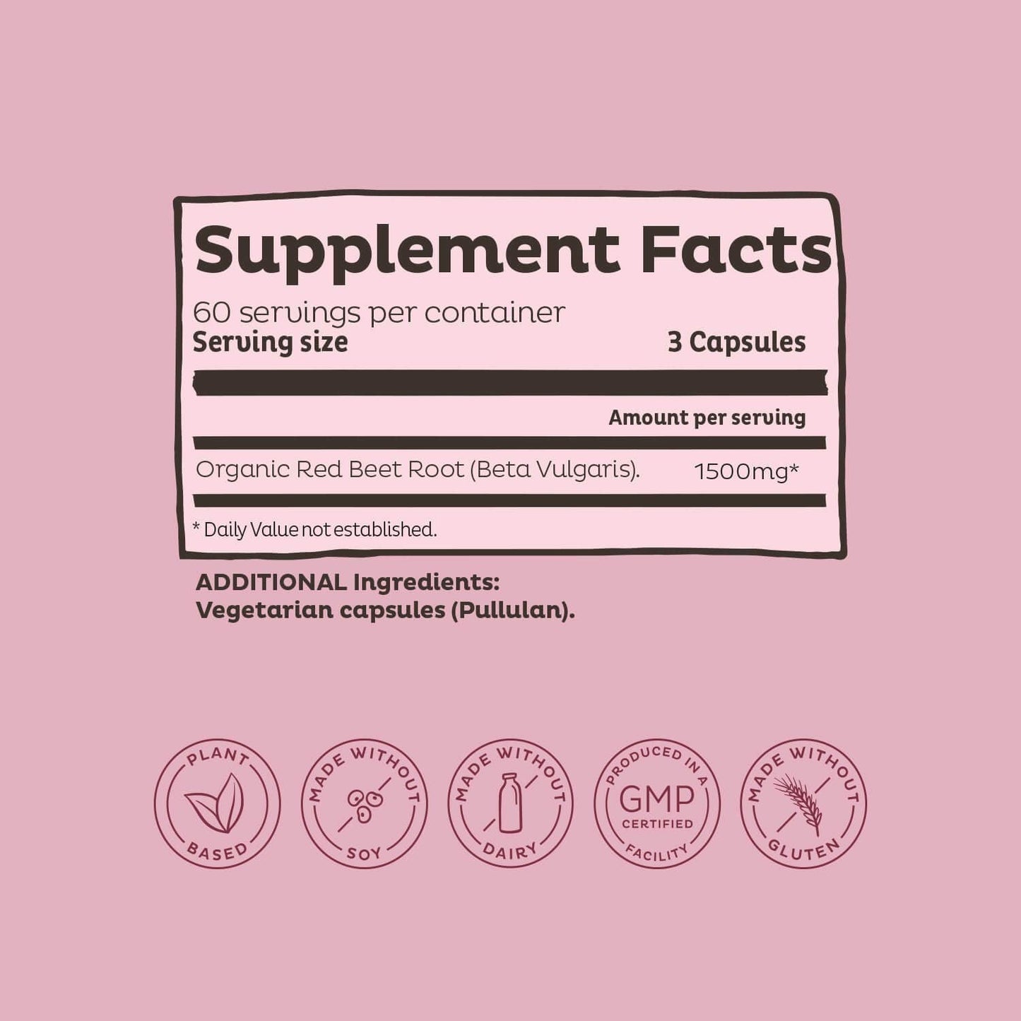 KOS Organic Beet Root Powder + Organic Beet Root Capsules Bundle