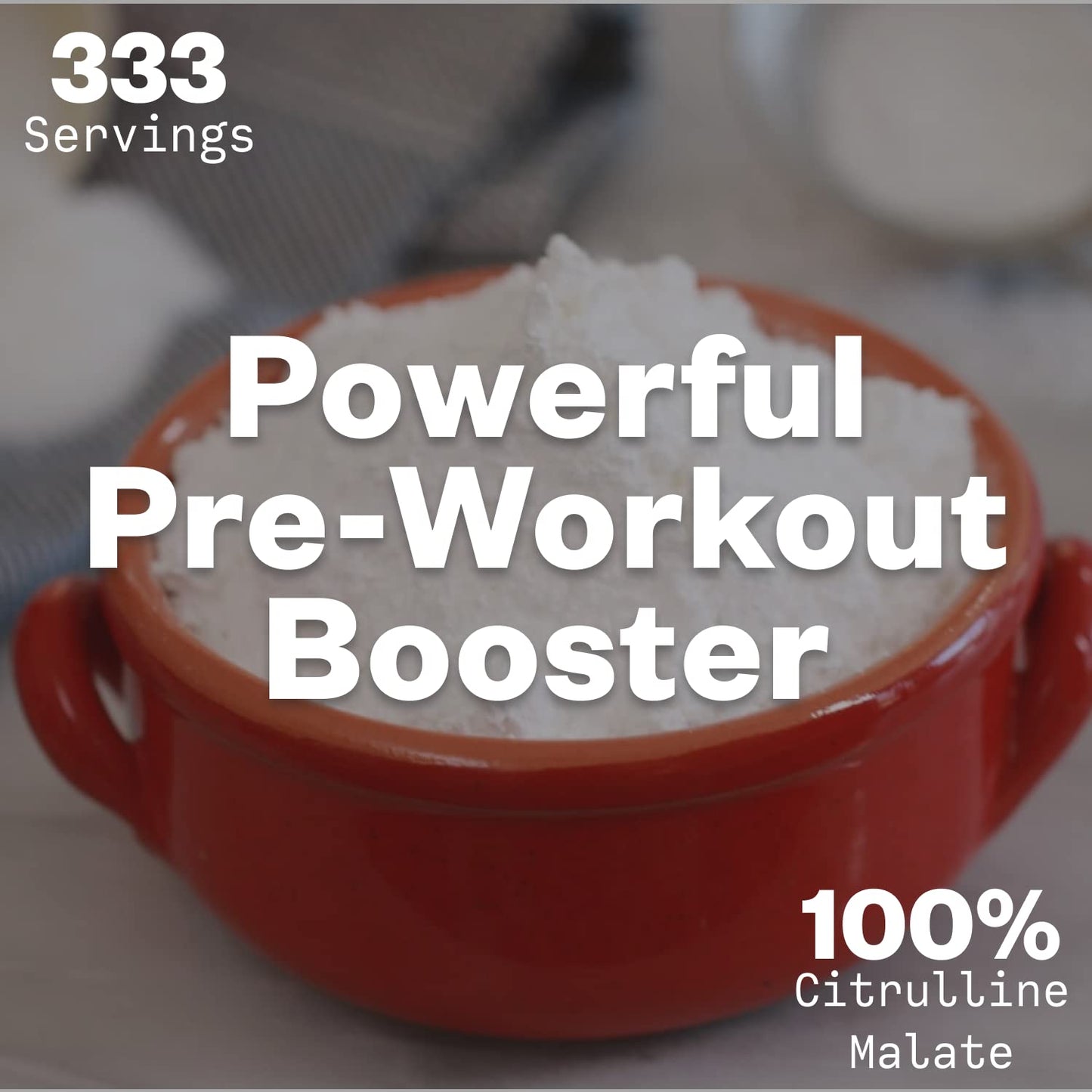Purisure Citrulline Malate 2:1 Powder, 1 kg, Citrulline Supplement and Citrulline Nitrate for Strength Performance and Energy, Pre-Workout L Arginine L Citrulline Supplement Powder, 334 Servings