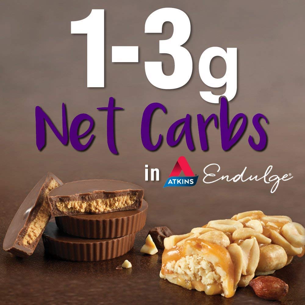 Atkins Peanut Caramel Cluster Bar, Dessert Favorite, High in Fiber, 3g Net Carb, 1g Sugar AtkinsBuy Supplements Australia