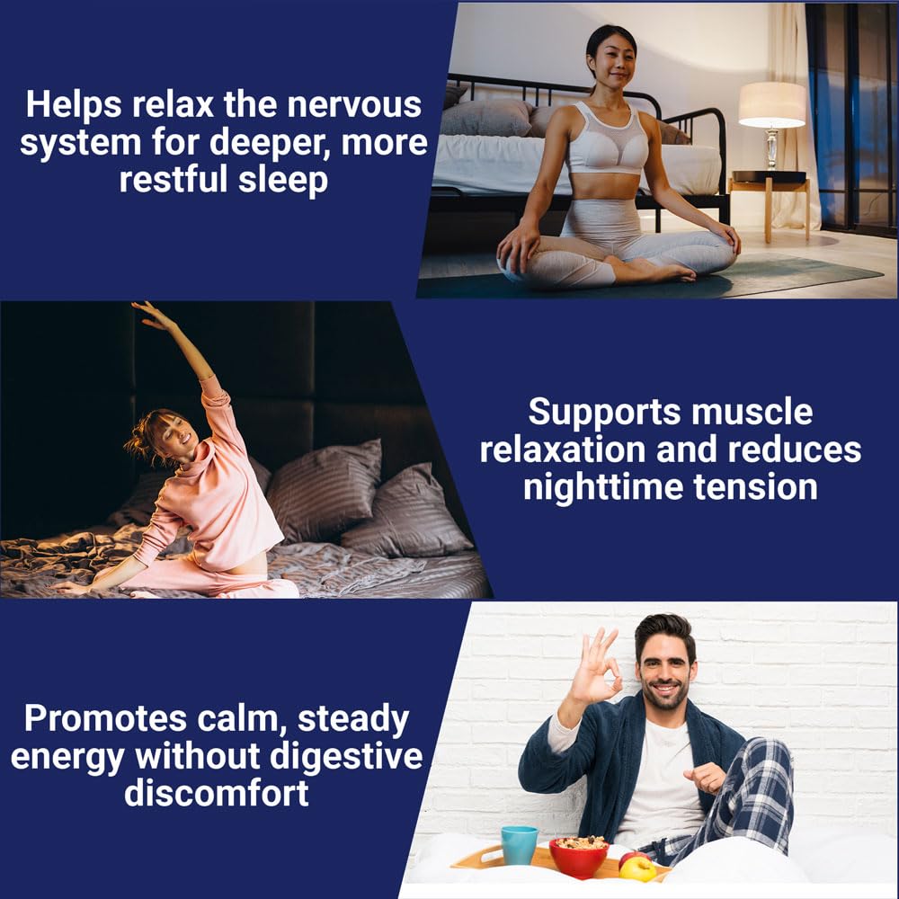 Zenium - Magnesium Glycinate for Sleep, Chelated, 600mg per Serving, 120 Capsules | High Absorption | Relieve Tension, Worry, Nervousness | Calm The Mind & Body | Ayurvedic | Natural Relief Supplement ZeniumBuy Supplements Australia