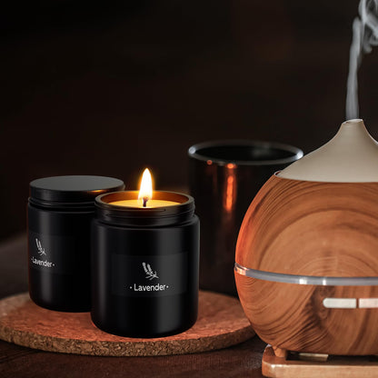 2 Pack Scented Candles for Home Scented, Strong Fragranced Aromatherapy Candles - 6 Oz TranquilBlissBuy Supplements Australia