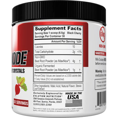Evlution Nutrition Beet Root Powder Nitric Oxide Booster for Enhanced Energy and Pumps EvlutionBuy Supplements Australia