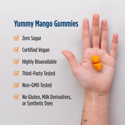 Nordic Naturals Zero Sugar Curcumin Gummies, Mango - 60 Gummies - 200 mg Optimized Curcumin Extract - Great Taste - Antioxidant Support, Healthy Metabolic Balance - Non-GMO, Vegan - 30 Servings Nordic NaturalsBuy Supplements Australia