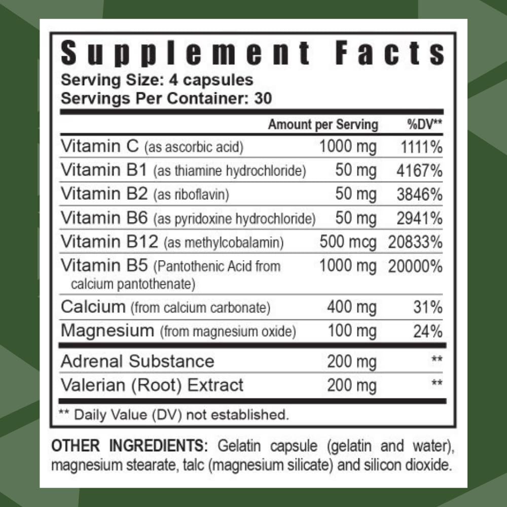 Youngevity Ultimate D-Stress™ – Natural Stress Relief Supplement with Magnesium, Valerian Root Extract, and B Vitamins – Supports Adrenal Health and Nervous System – 120 Capsules (Pack of 1) YoungevityBuy Supplements Australia