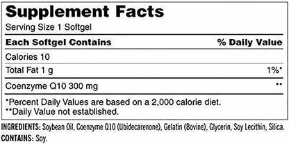 CARZIX CoQ10 300mg,100 Softgels-Helps Maintain Healthy Blood Pressure，Romotes CARZIXBuy Supplements Australia