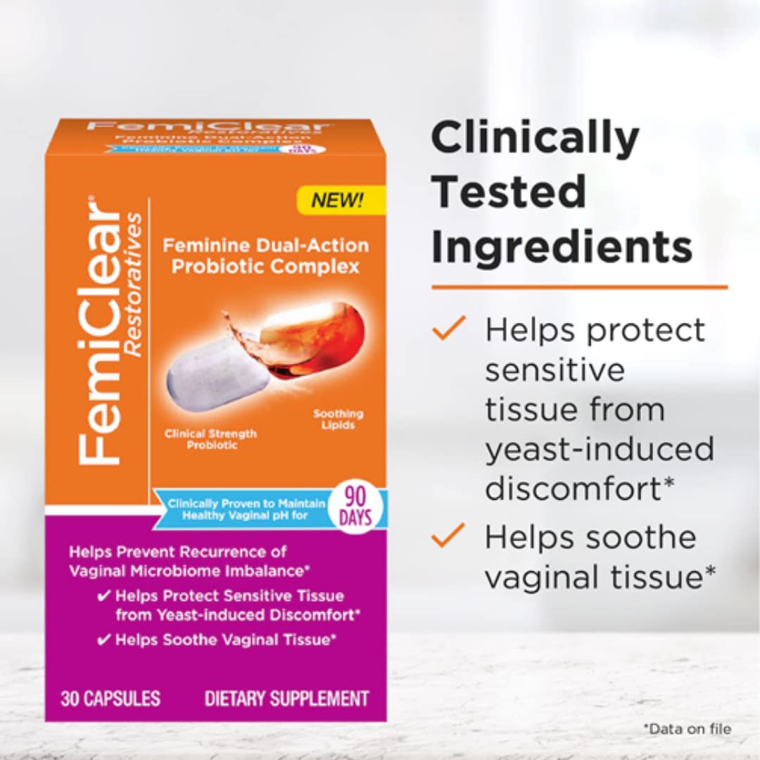 FemiClear 1-Day Dose Restoratives Complex Probiotic Bundle FemiClearBuy Supplements Australia