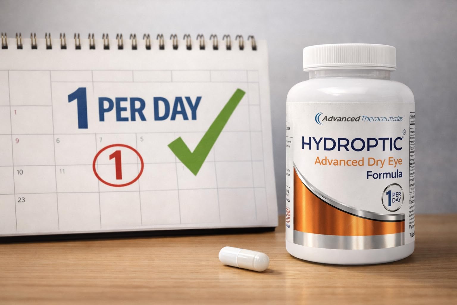 Hydroptic Advanced Dry Eye Formula (One-Per-Day) 180 Day Supply ADVANCED THERACEUTICALSBuy Supplements Australia
