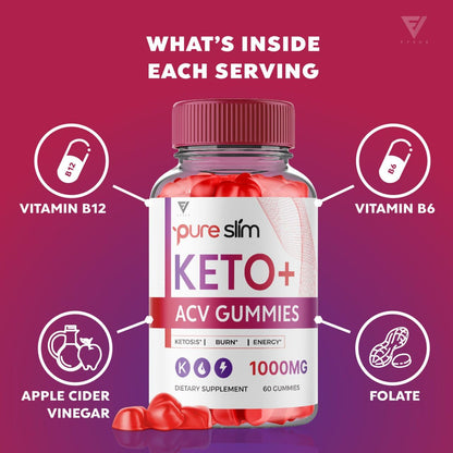 (2 Pack) Pure Slim Keto ACV Gummies, Pure Slim Keto ACV Gummies Advanced Kelly Clarkson FyvusBuy Supplements Australia