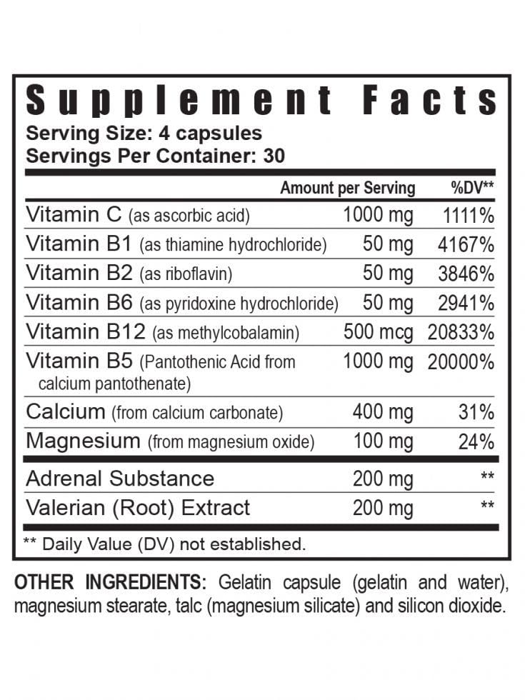 Youngevity Ultimate D-Stress™ – Natural Stress Relief Supplement with Magnesium, Valerian Root Extract, and B Vitamins – Supports Adrenal Health and Nervous System – 120 Capsules (Pack of 1) YoungevityBuy Supplements Australia