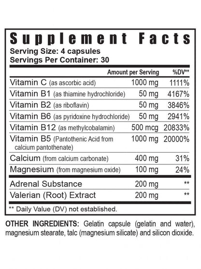 Youngevity Ultimate D-Stress™ – Natural Stress Relief Supplement with Magnesium, Valerian Root Extract, and B Vitamins – Supports Adrenal Health and Nervous System – 120 Capsules (Pack of 1) YoungevityBuy Supplements Australia