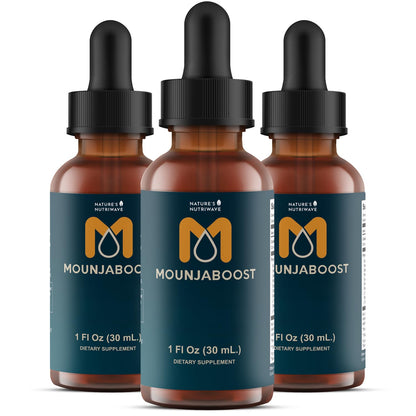 Mounjaboost – Natural Herbal & Plant-Based Supplement with 6 Exotic Nutrients & Botanicals – Made in USA, GMP-Certified, Non-GMO, Easy-to-Take – 30 mL, 3 Month Supply Nature’s NutriWaveBuy Supplements Australia