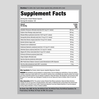 Piping Rock Detox Cleanse Capsules | 240 Pills | Herbal Complex | Lean Formula Piping RockBuy Supplements Australia