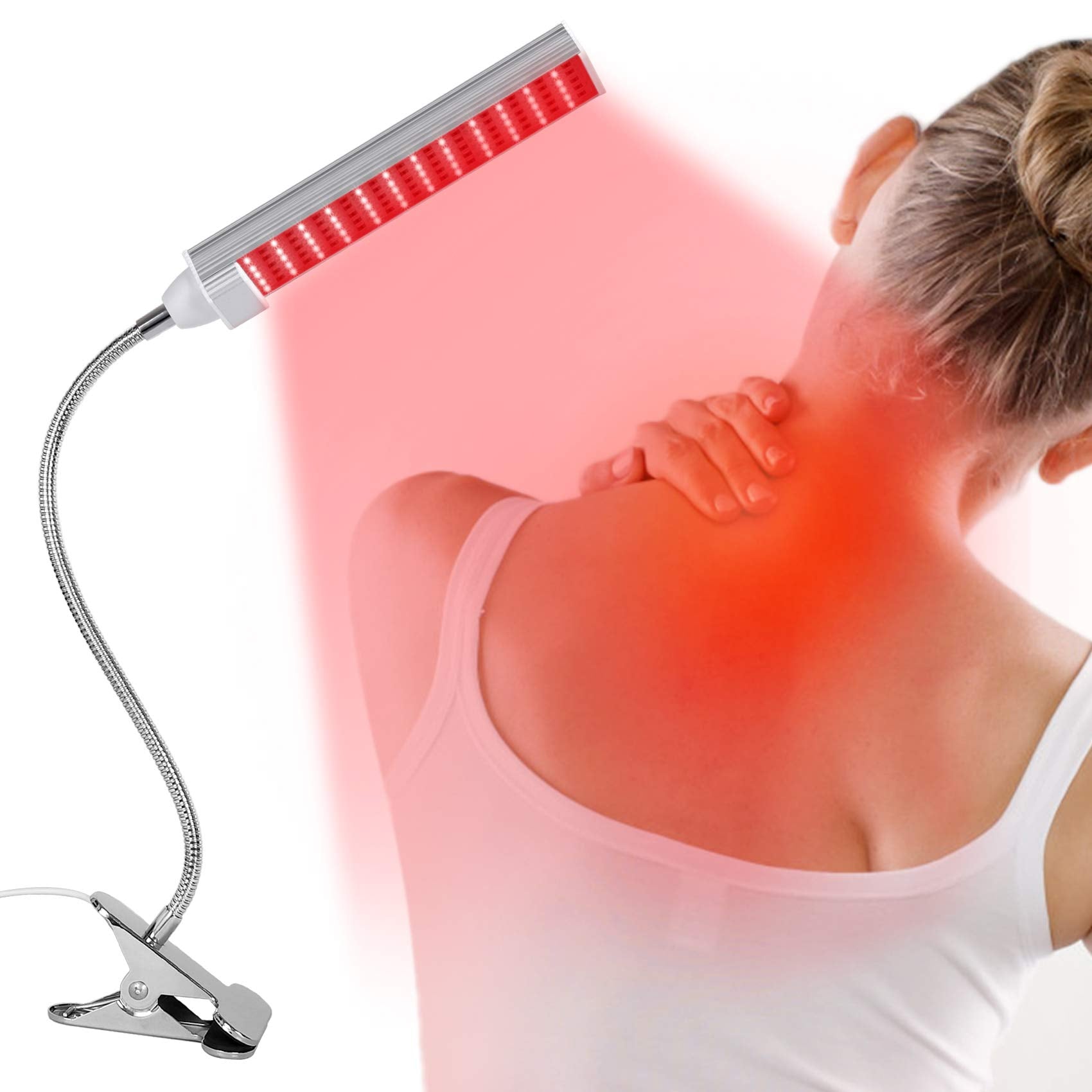 MAINENG Infrared & Red Light Therapy Lamp with Timer, 660nm & 850nm LED - M7685 MAINENGBuy Supplements Australia