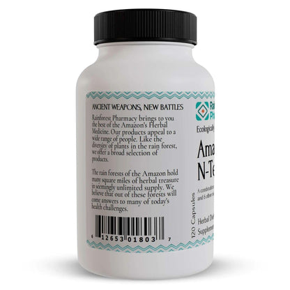 Rainforest Pharmacy N-Tense (2) Wildcrafted Amazon Rainforest Herbal Supplement to Support Cellular Health 500mg | 120 Vegetable Capsules with Mullaca, Anamu, Cat’s Claw, Suma Rainforest PharmacyBuy Supplements Australia