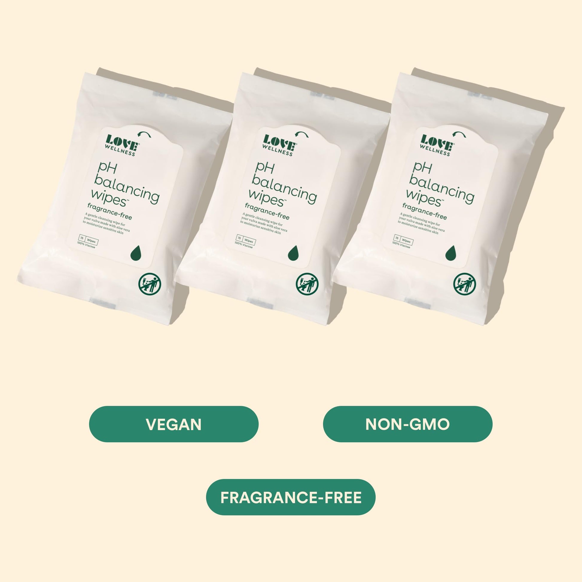 Love Wellness pH Balancing Wipes for Women | Feminine Hygiene for Cleansing with Aloe Vera Love WellnessBuy Supplements Australia