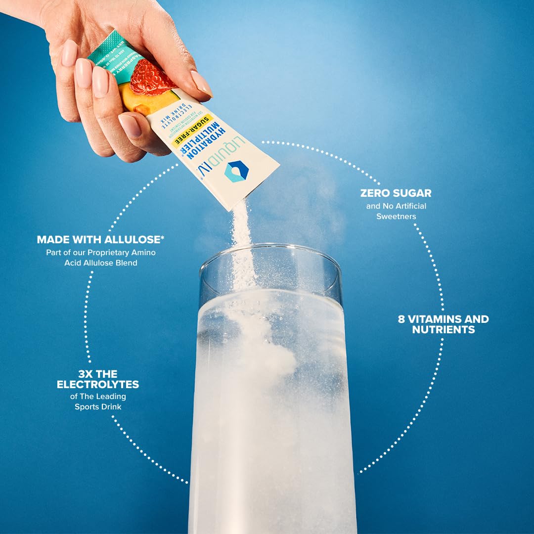 Liquid I.V. Sugar-Free Hydration Multiplier - Raspberry Melon – Hydration Powder Packets Liquid I.V.Buy Supplements Australia