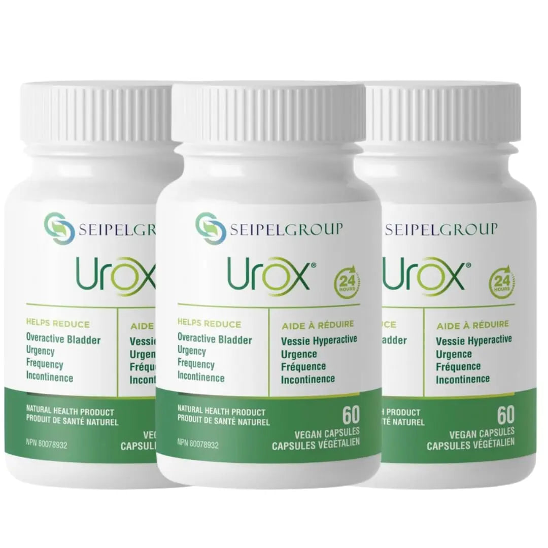 UROX Bladder Control, Safe and Effective Bladder Support Supplement for Men & Women, Helps Reduce Urinary Leakage, Frequency, Urgency, 180 Vegetarian Capsules UROXBuy Supplements Australia