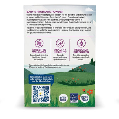 Nordic Naturals Baby’s Nordic Flora Probiotic Powder, Unflavored - 30 Packets - 4 Billion CFU - Digestive Health & Immune Support for Babies & Toddlers (6 Months to 3 Years) - 30 Servings Nordic NaturalsBuy Supplements Australia