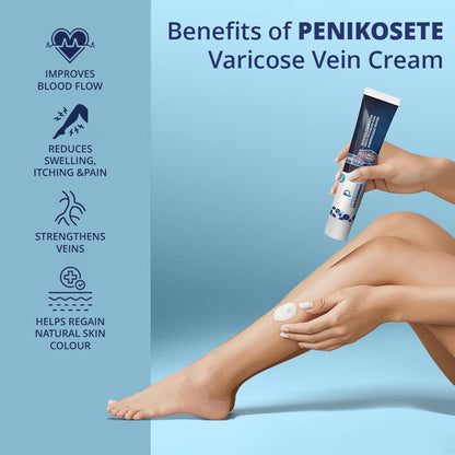 Cream Ayurvedic Solution for Management of Varicose Veins, Spider Veins, Varicocele Helps Reach The Root Cause of varicose Veins Reduces Cramps, Itching & Swelling. Single Tube (25 GMS). GenericBuy Supplements Australia