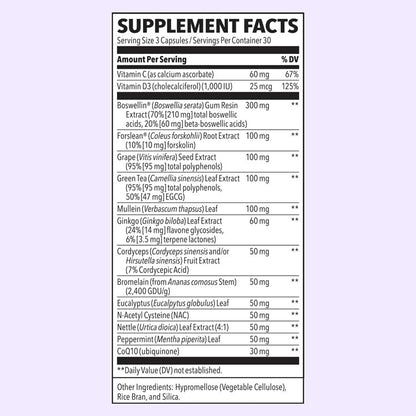 LifeSeasons - Lung Capaci-T - Lung & Respiratory Support Supplement LifeSeasonsBuy Supplements Australia