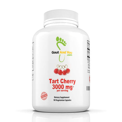 Gout and You Tart Cherry Extract | 3000 mg Per Serving | 90 Vegetarian Capsules | Gluten-Free Gout and YouBuy Supplements Australia
