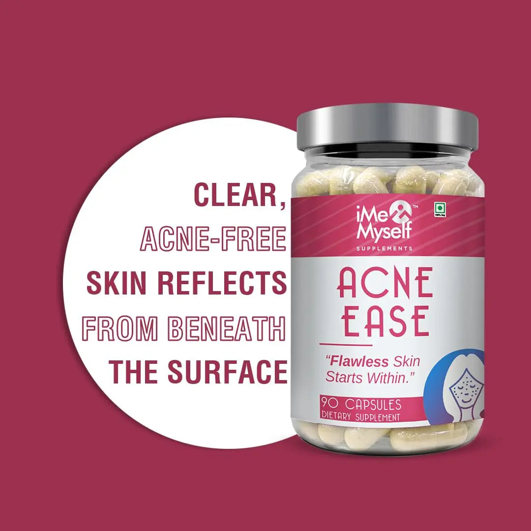 iMeMyself Clear Skin Support | 90 Capsules – with Zinc, Vitamin A, Niacinamide, Berberine, Glutathione, Neem, Probiotics, Green Tea & Herbal Extracts iMeMyselfBuy Supplements Australia