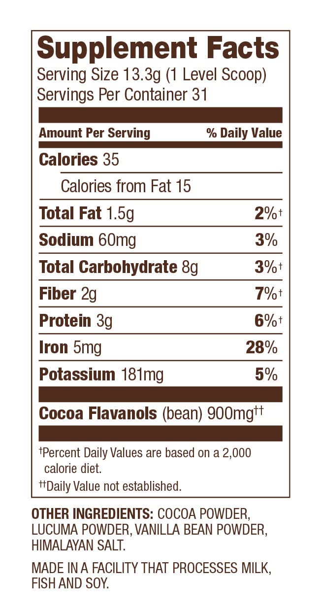 FlavaMix Performance Cocoa Powder | 900mg of Cocoa Flavanols | Promotes Heart & Brain FlavaNaturalsBuy Supplements Australia