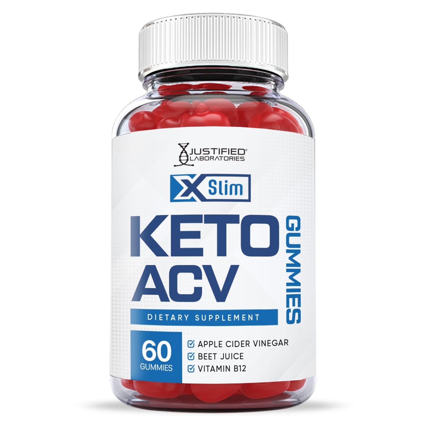 Justified Laboratories (3 Pack X Slim Keto ACV Gummies 1000MG Xslim Vegan Non GMO Justified LaboratoriesBuy Supplements Australia