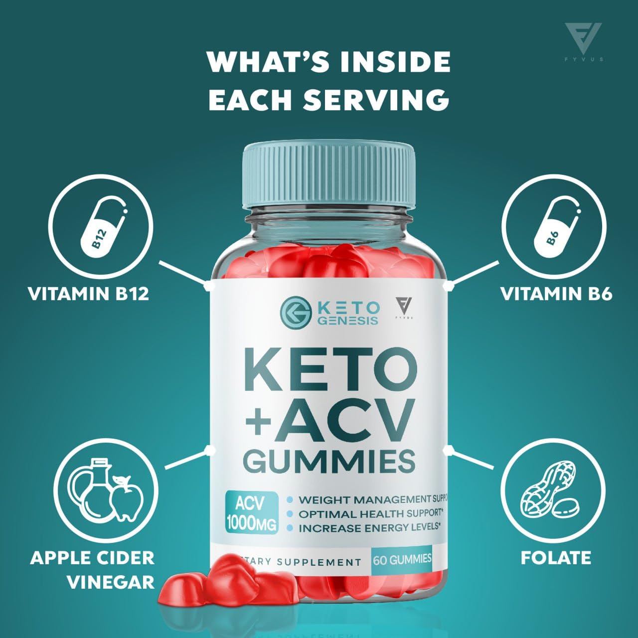 Keto Genesis Keto ACV Gummies Advanced Weight Loss, Ketogenesis Keto + ACV 1000MG FyvusBuy Supplements Australia