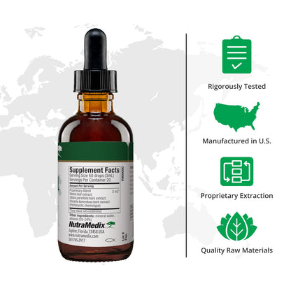 Nutramedix Nutra BRL - Liquid Herbal Supplement for Gut Health & Immune Support - Samento & Banderol for Digestive Health - Immune System Booster Supplement (60mL) NutraMedixBuy Supplements Australia
