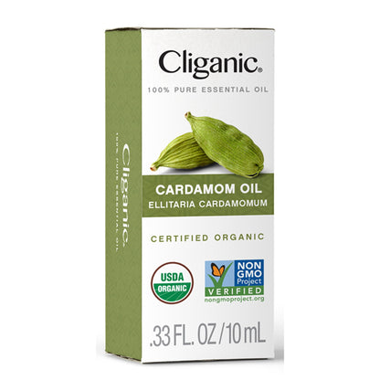Cliganic Organic Cardamom Essential Oil - 100% Pure Natural for Aromatherapy Diffuser CliganicBuy Supplements Australia