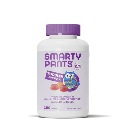 SmartyPants Toddler Multivitamin Gummies: Omega 3 Fish Oil (EPA/DHA), Vitamin D3, C, Vitamin B12, B6 & Women's Multivitamin Gummies: Omega 3 Fish Oil (EPA/DHA), Methylfolate, CoQ10, Vitamin D SmartyPantsBuy Supplements Australia
